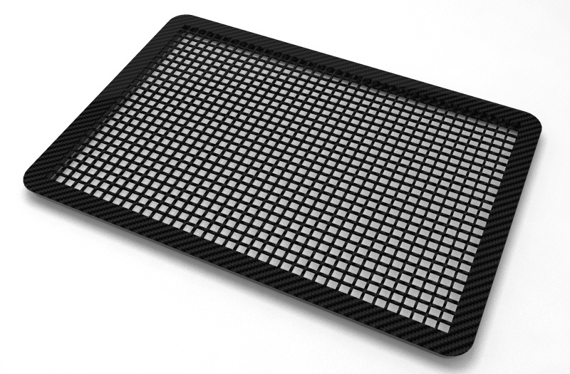 Carbon Fiber Mesh Insert. Central Opening – Aktina Medical