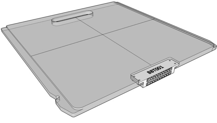 Solid Siemens Beam Block Tray