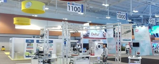 Aktina trade show booth at ASTRO 2018